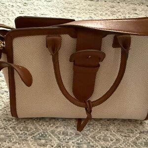 Anne Klein Brown and Cream Satchel